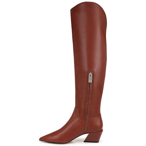 Franco Sarto Gwyn Leather Boot, Brown - Picture 2 of 5